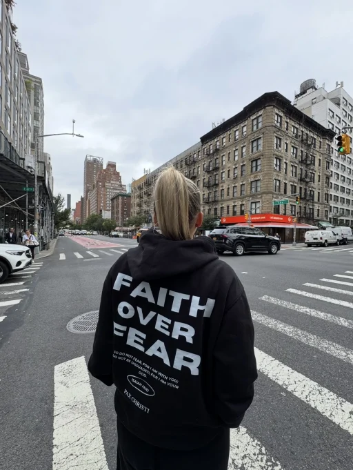 Faith Over Fear Oversize Hoodie – Unisex