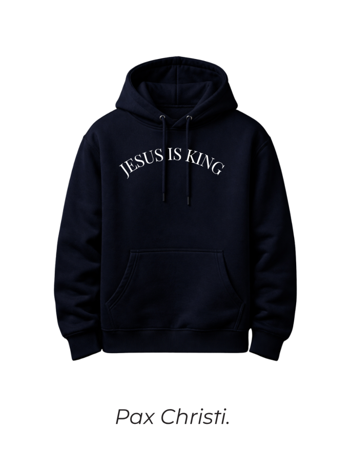 JESUS IS KING - Unisex duks (Dark Navy)